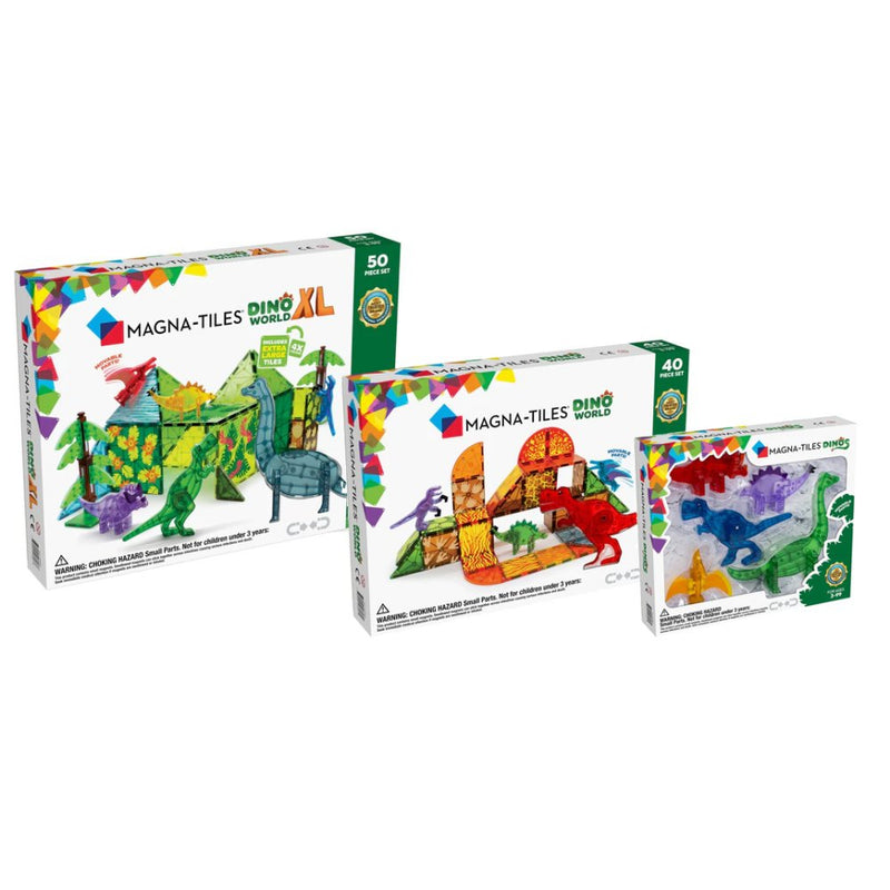 Magna-Tiles - Dinosaursæt - 95 dele - Billede 1