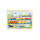 Puslespil i træ - 4 stk - Billede 1