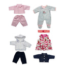 Legebyen - Dukketøj 32-37 cm - Sæt med 4 dele