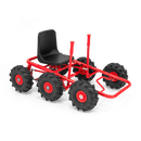 ROSE Gokart Kæmpestor - med 6 stk. traktordæk - fra 5 - 99 år.