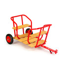 Rose Taxavogn-Anhænger - Punkterfri Gummidæk - Fra 3 år