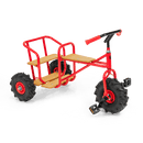 Rose Mellem Taxacykel - Traktordæk - fra 4-10 år.