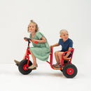 Rose Mellem Taxacykel - Punkterfri Ballondæk - fra 4-10 år.