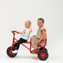 Rose Mellem Taxacykel - Massive gummidæk - fra 4-10 år.