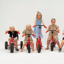 Rose Løbehjul m 3 hjul - Punkterfri gummidæk - fra 4-10 år.