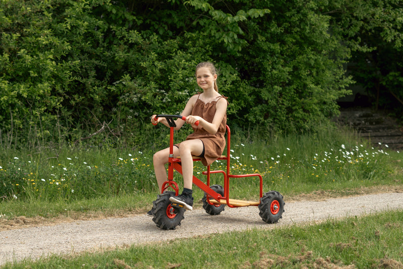 Rose Stor Ladcykel - Traktordæk - fra 7-99 år.