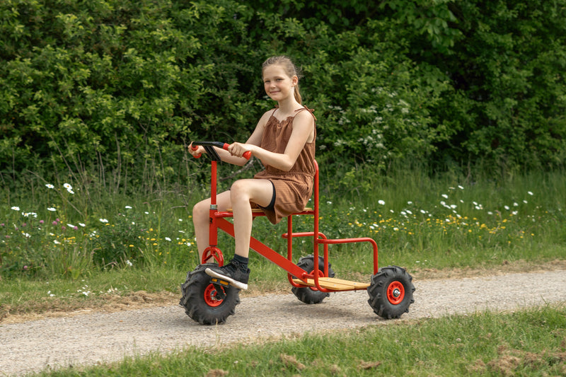 Rose Stor Ladcykel - Traktordæk - fra 7-99 år.