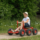 ROSE Gokart Kæmpestor - med 6 stk. traktordæk - fra 5 - 99 år.