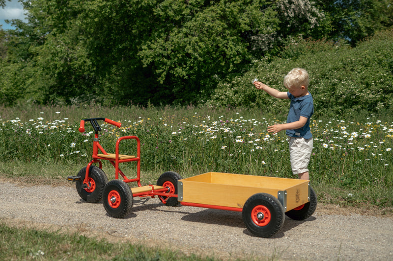 Rose Trailer - Stor 66x42 cm - Punkterfri Ballondæk - Fra 3 år