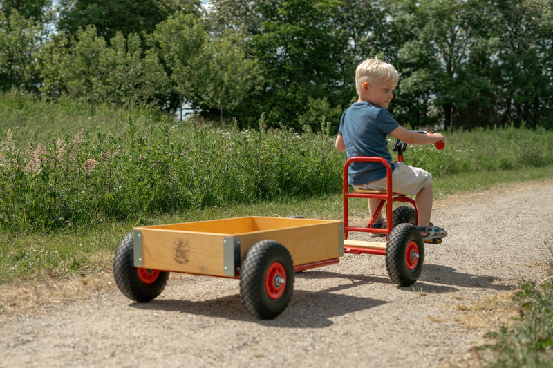 Rose Trailer - Stor 66x42 cm - Punkterfri Ballondæk - Fra 3 år