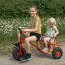 Rose Mellem Taxacykel - Traktordæk - fra 4-10 år.