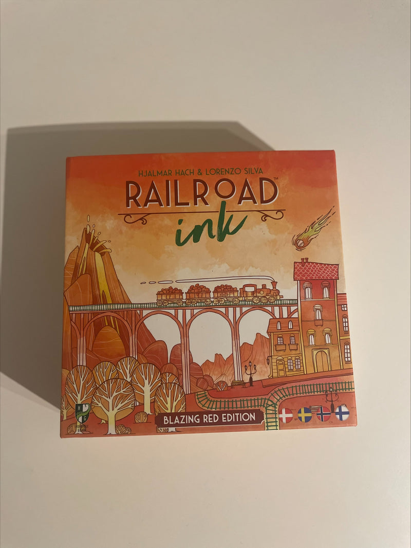 Railroad Ink - Blazing Red Edition - Asmodee - Fra 8 år.