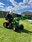 RollyJunior - John Deere pedaltraktor - Fra 3 år.