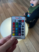 Sten-lampe med LED lys - 16 farver - Ø:40 cm - inkl fjernbetjening.