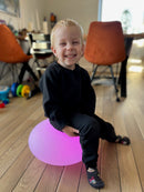 Sten-lampe med LED lys - 16 farver - Ø:40 cm - inkl fjernbetjening.