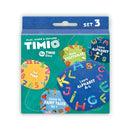 TIMIO Disksæt 3 - 8 sprog - 5 discs (DK/UK)