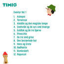 TIMIO Disksæt 3 - 8 sprog - 5 discs (DK/UK)