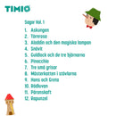TIMIO Disksæt 3 - 8 sprog - 5 discs (DK/UK)