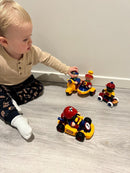 Biler TOLO First Friends on Wheels - 7 dele - Fra 1 år