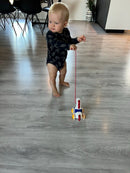 Babylegetøj - Pony Trækdyr i plast fra TOLO - Fra 1 år.