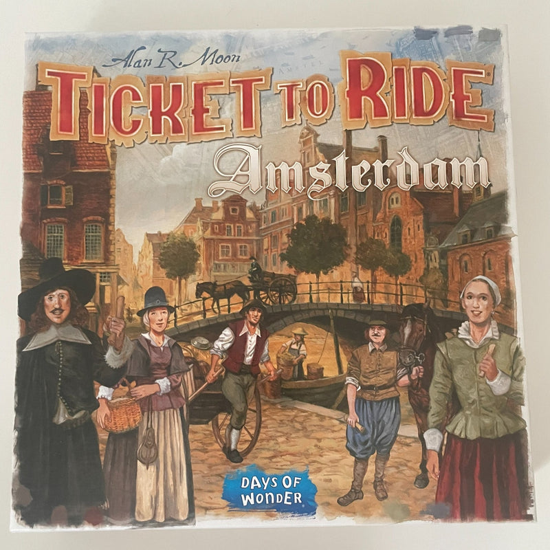 Ticket To Ride: Amsterdam - Asmodee - Fra 8 år.