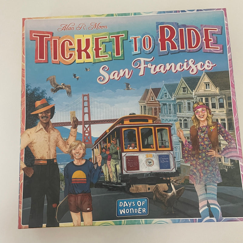 Ticket To Ride: San Francisco - Asmodee - Fra 8 år.