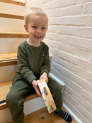 Tamburin i træ / Håndtromme med skind - GOKI