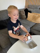 Legemad - Æg i Æggebakke i træ - 6 stk