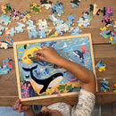 Puslespil i træ fra VIGA- Under vandet - 48 brikker.