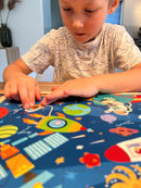 Puslespil i træ fra VIGA- I rummet - 48 brikker.