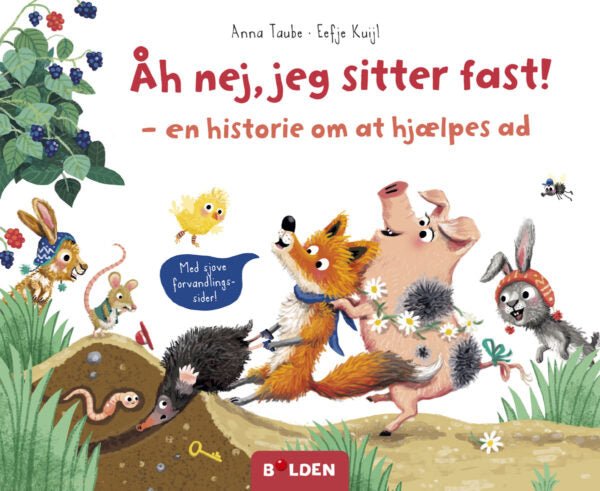 Åh nej, jeg sitter fast  - Børnebog