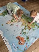 Achoka - Legetæppe - Verden - 140 x 200 cm