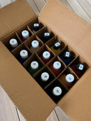 Akrylmaling - 15 stk Mixed Farver - blank 500ml