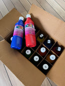 Akrylmaling - 15 stk Mixed Farver - blank 500ml