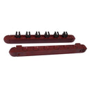 Stativ til 6 billardkøer - vægmonteret