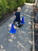 Markeringskegle - H:38 cm - Blå - 1 stk.