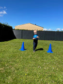 Markeringskegle - H:38 cm - Blå - 1 stk.