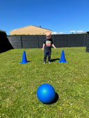 Markeringskegle - H:38 cm - Blå - 1 stk.