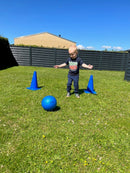 Markeringskegle - H:38 cm - Blå - 1 stk.