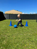 Markeringskegle - H:38 cm - Blå - 1 stk.