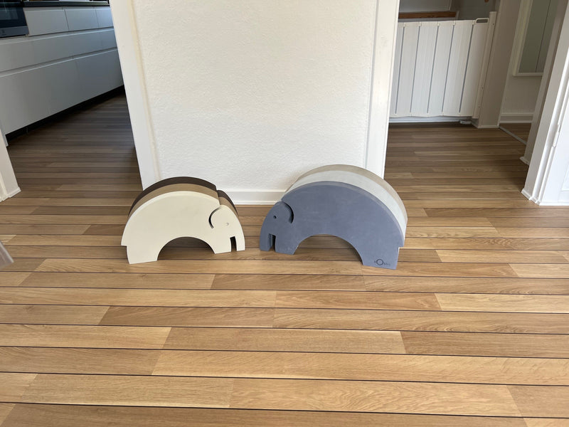 bObles - Elefant tumlemøbel - Stor - Blå