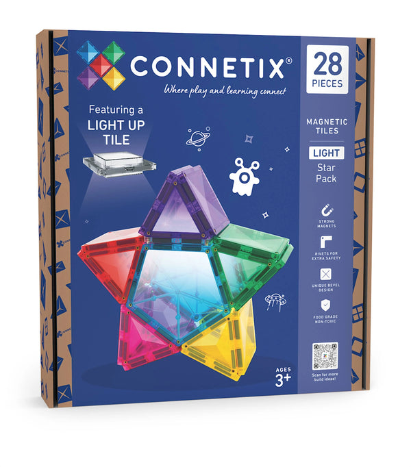Connetix - Stjerne med lys - 28 dele