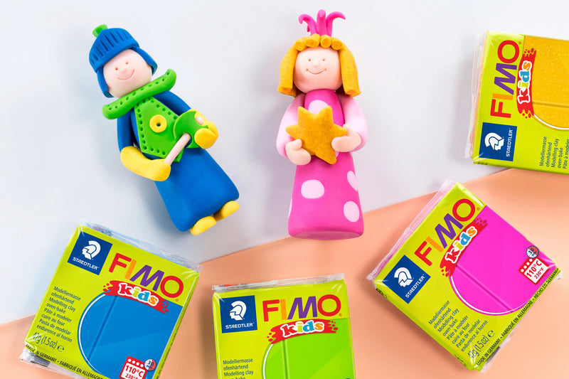 FIMO Kids modellervoks - Rosa Glitter - 42 gram