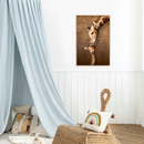 Giraf -  kys - plakat - 60 x 90 cm.