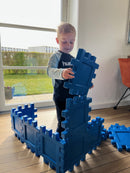 Dantoy Byggeplader - 24 stk. - Blå