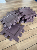 Byggeplader fra dantoy 12 stk  - Genbrugsfarve