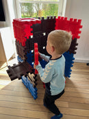 Dantoy Byggeplader - 24 stk. - Rød