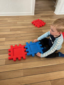 Dantoy Byggeplader - 12 stk. - Rød