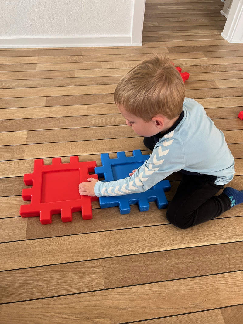 Dantoy Byggeplader - 24 stk. - Rød