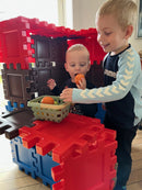 Byggeplader fra dantoy 12 stk  - Genbrugsfarve